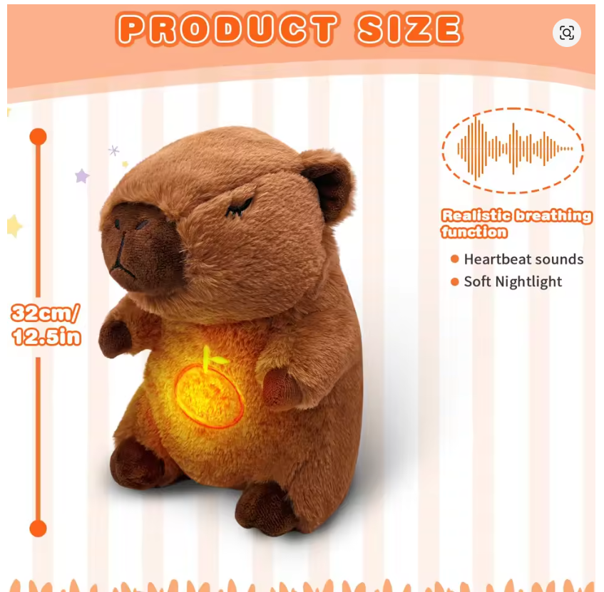 Peluche Capibara antiestrés